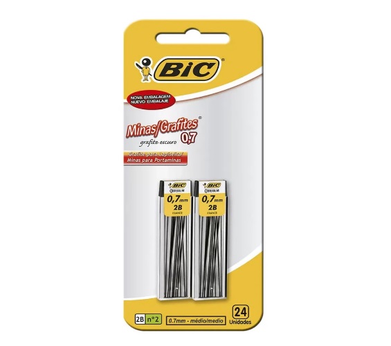 GRAFITE BIC 0 7MM 