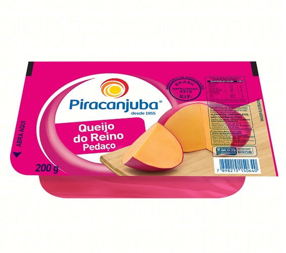 Queijo do Reino Piracanjuba Pedaço 200g