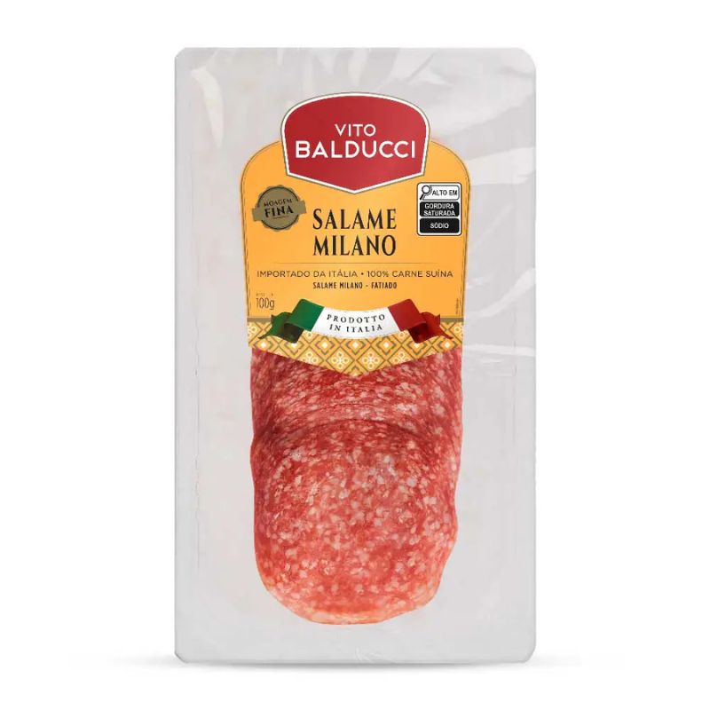 Salame Milano VITO BALDUCCI Fatiado 100g