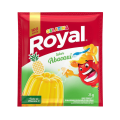 Gelatina em Pó Abacaxi Royal Pacote 25g