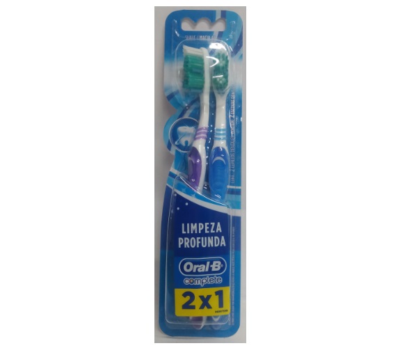 Pack Escova Dental Macia Oral-B Complete 2 Unidades