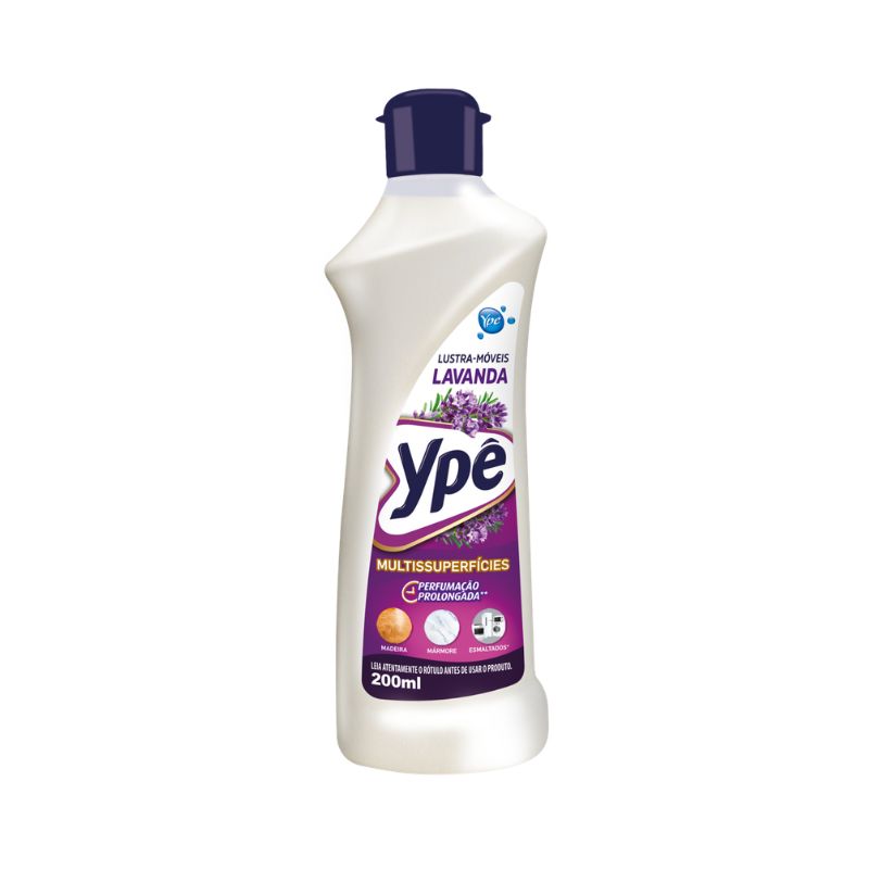 Lustra Móveis Multissuperfícies Lavanda Ypê Brilho Squeeze 200ml