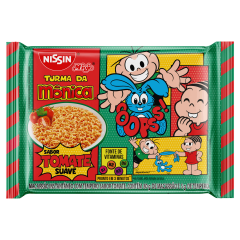 Macarrão Instantâneo Lámen Tomate Suave Turma da Mônica Nissin Miojo Pacote 85g