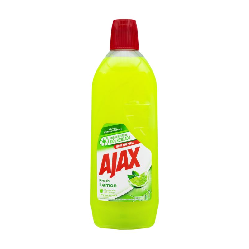 Limpador Limpeza Pesada Fresh Lemon Ajax Frasco 1l