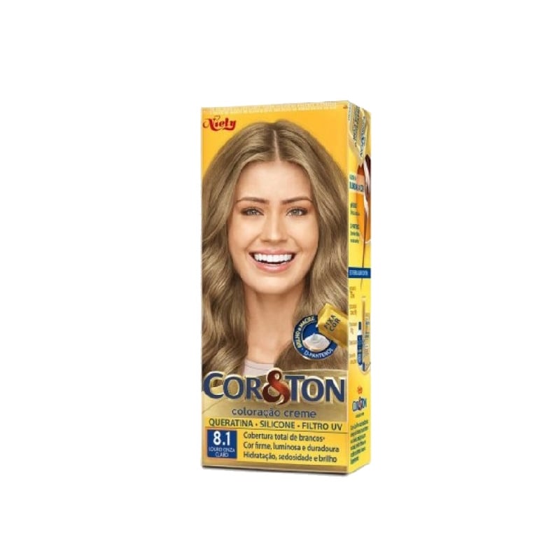 Cor&Ton 8.1 Louro Cinza Claro 125gr