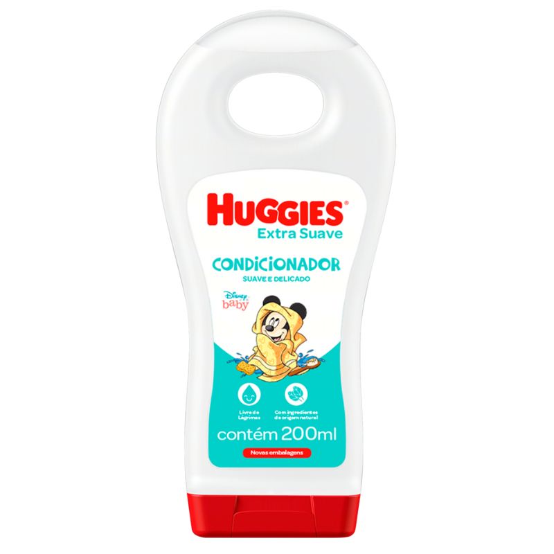 Condicionador Infantil Extra Suave Huggies Frasco 200ml