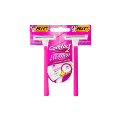 Aparelho de Depilar Descartável Bic Comfort 2 Women 2 Unidades