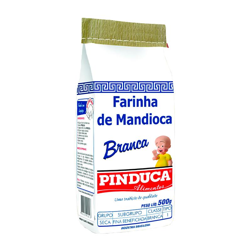 Farinha de Mandioca Pinduca Branca 500g