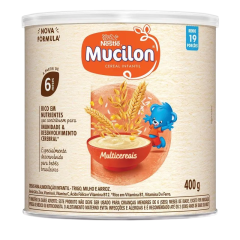 Cereal Infantil Multicereais Nestlé Mucilon Lata 400g