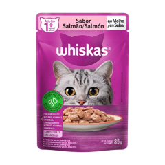 Ração Whiskas Sabor Salmão 85g
