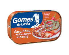 Sardinha ao Molho de Tomate Picante Gomes da Costa Lata 125g