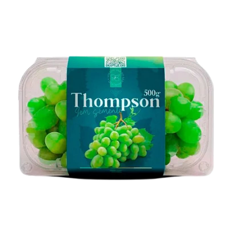 Uva Thompson Sem Semente Bandeja 500g