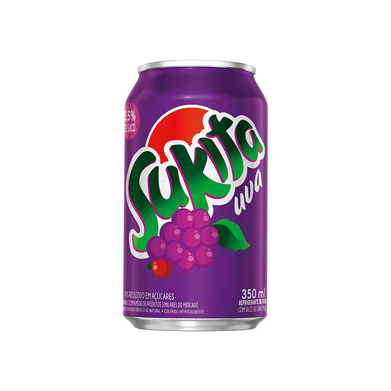 Refrigerante Sukita Uva Lata 350ml