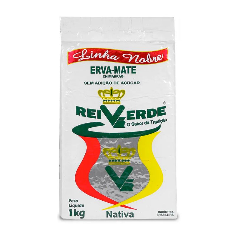 Erva Mate Rei Verde Nativa Nobre Vácuo 1kg