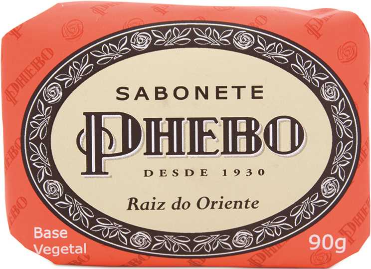 Sabonete em Barra Vegetal Raiz do Oriente Phebo Cartucho 90g