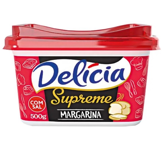 Margarina Delicia Supreme Com Sal 500g