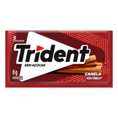 Goma de Mascar Canela Zero Açúcar Trident Envelope 8g Un