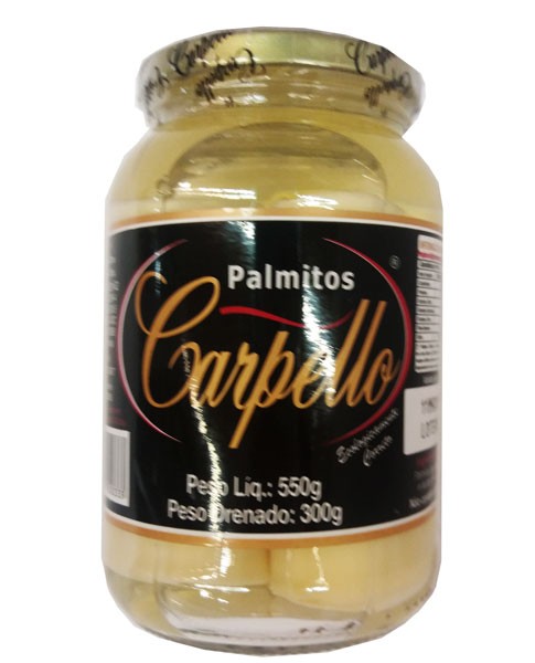 Palmito Carpello Inteiro 300g