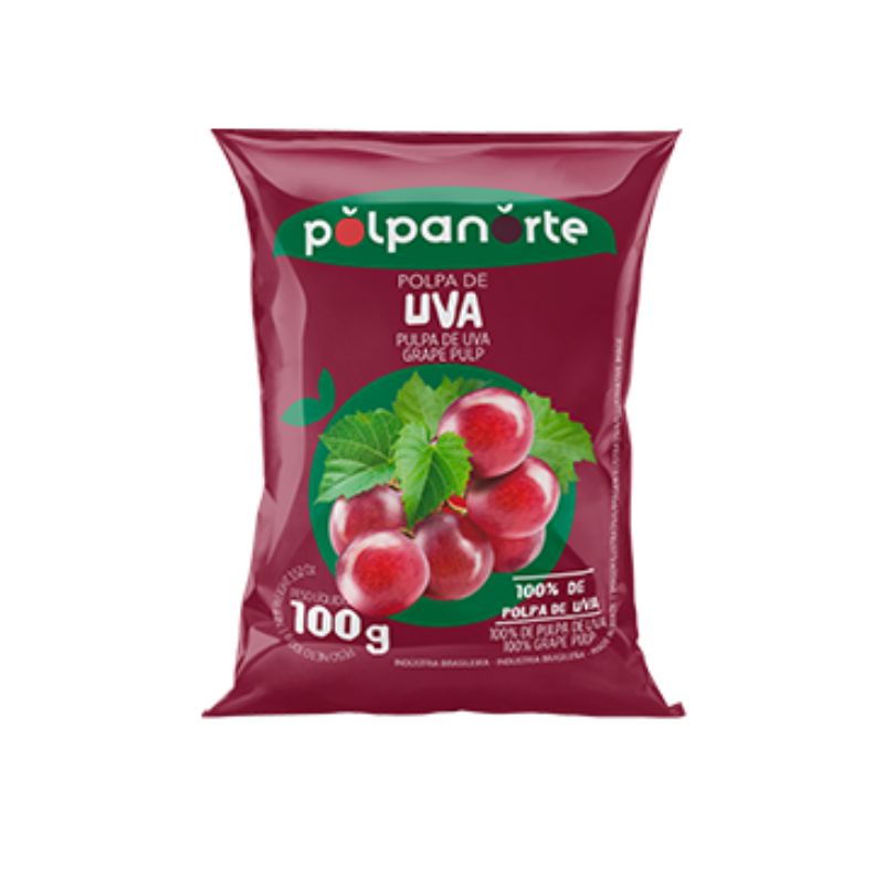 Polpa de Uva Polpa Norte 100g