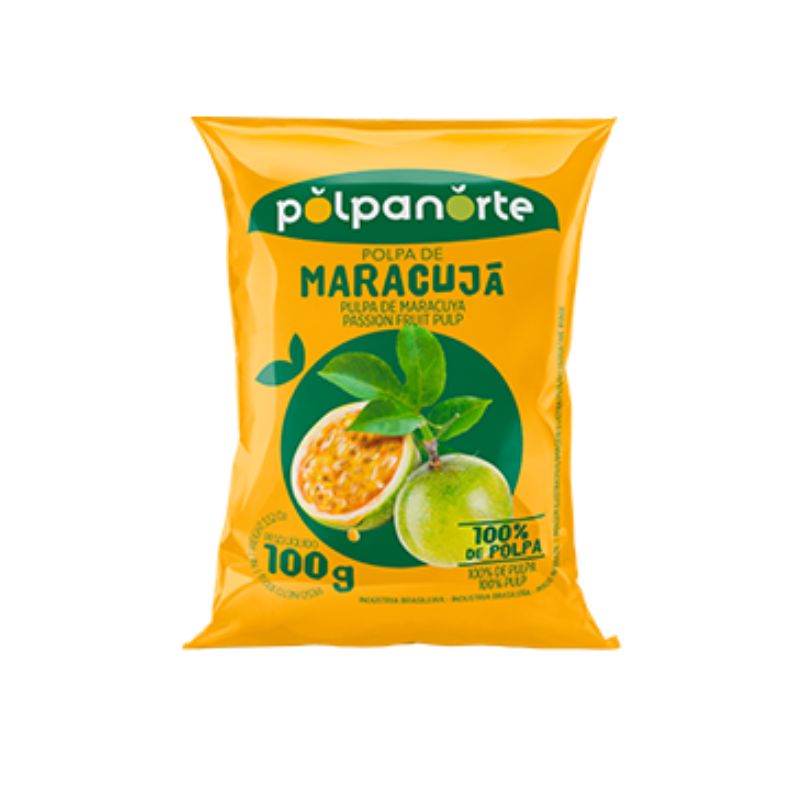 Polpa de Maracujá Polpa Norte 100g