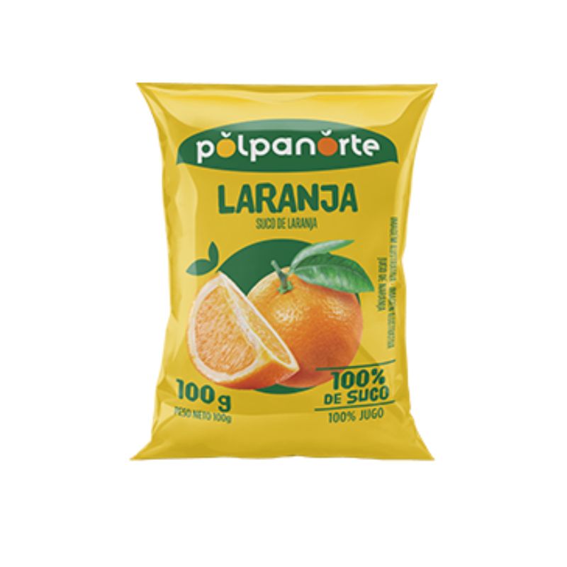 Polpa de Laranja Polpa Norte 100g