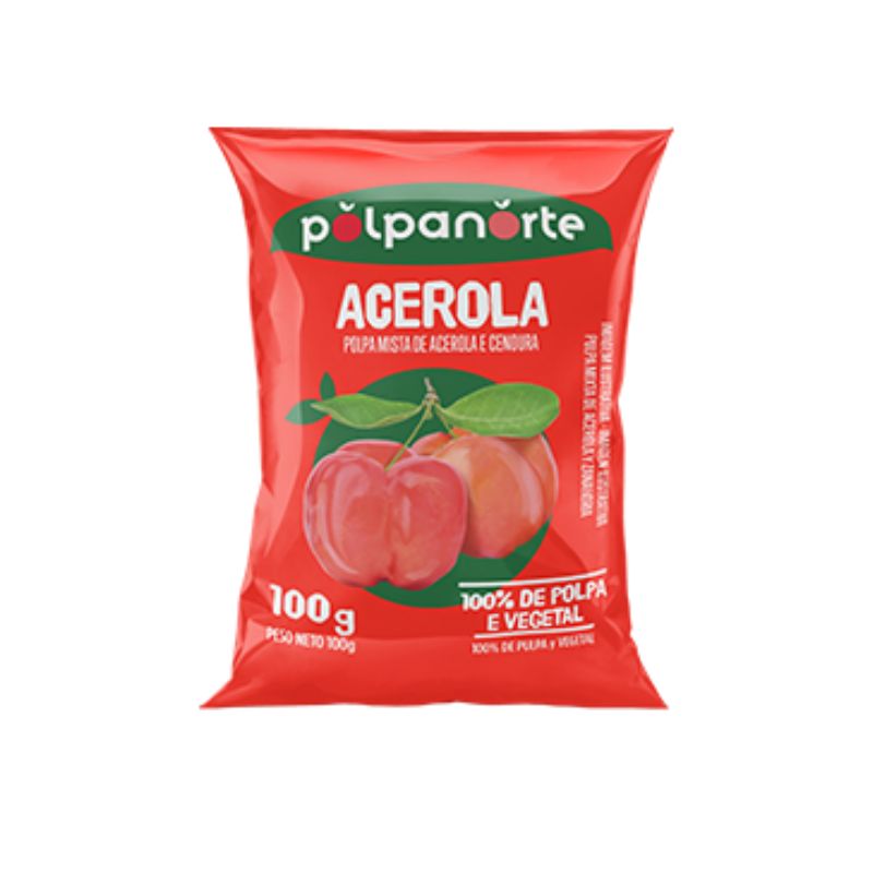 Polpa de Acerola Polpa Norte 100g