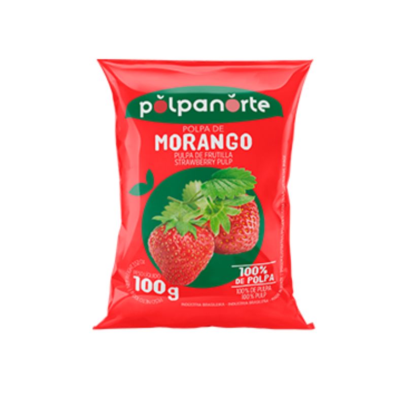 Polpa de Morango Polpa Norte 100g