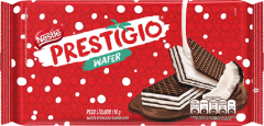 Biscoito Wafer Recheio Coco Nestlé Prestígio Pacote 110g
