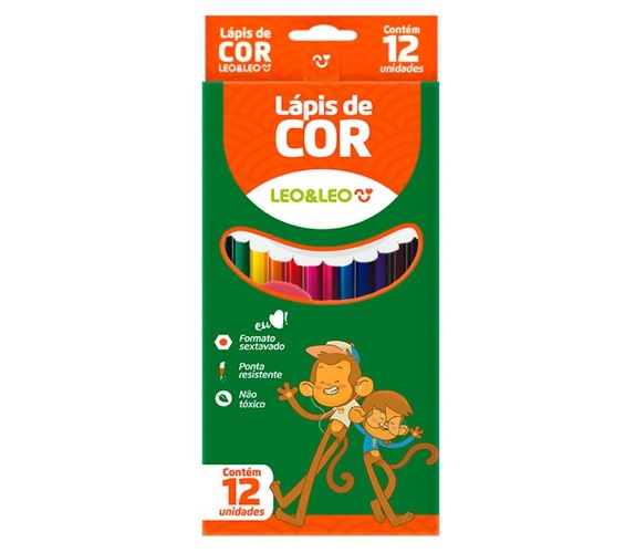 LAPIS COR LEO&LEO 12 CORES