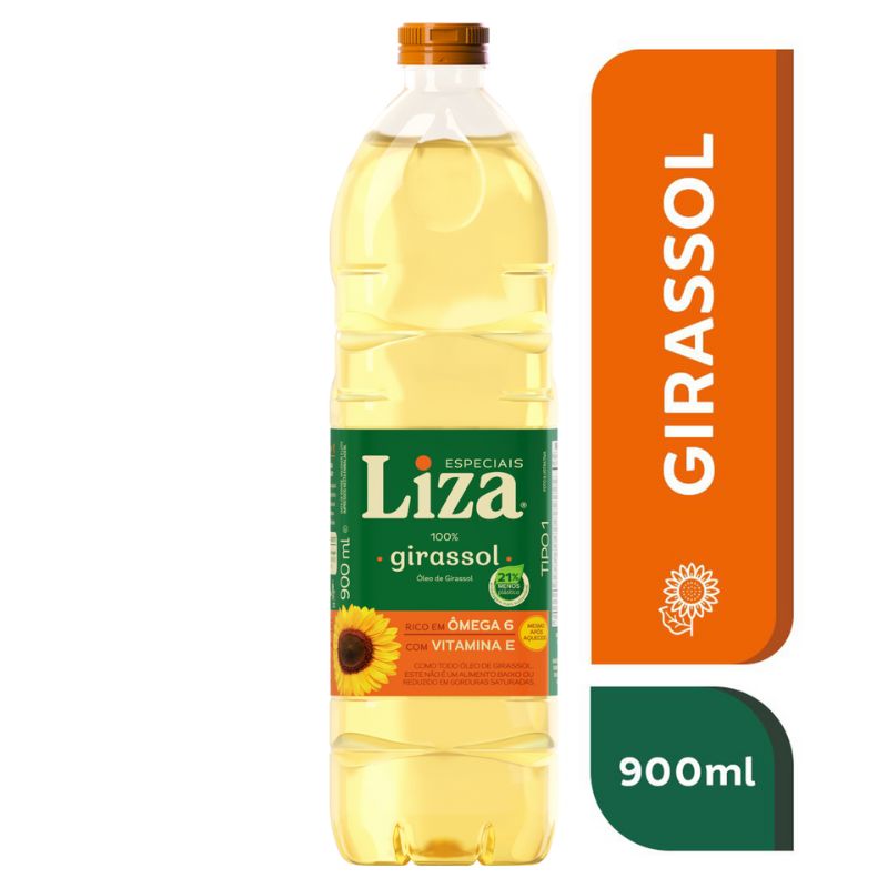 Óleo de Girassol Tipo 1 Liza Especiais Garrafa 900ml