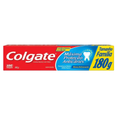 Creme Dental Menta Refrescante Colgate Máxima Proteção Anticáries 180g