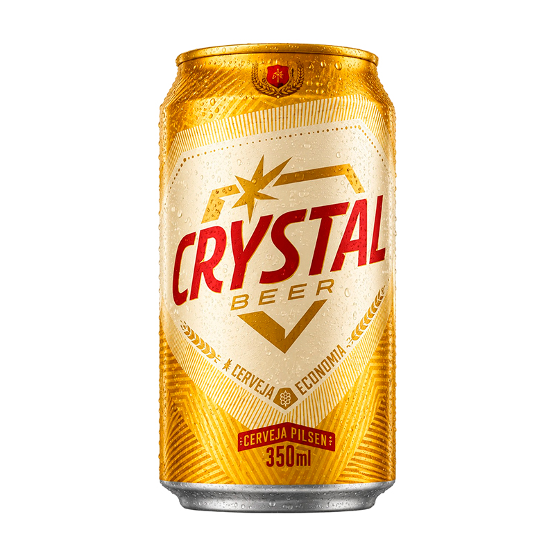 Cerveja Pilsen Crystal Lata 350ml