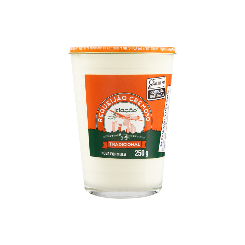 Requeijão Aviação Cremoso Copo 250g