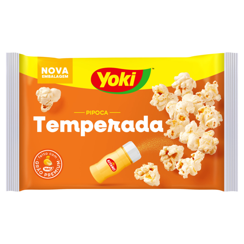 Pipoca para Micro-Ondas Temperada com Toque de Chef Yoki 100g