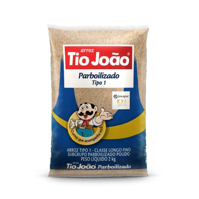 Arroz Tio João Parboilizado 2kg