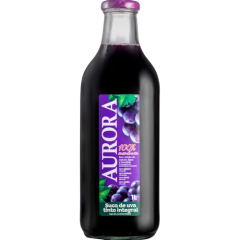Suco Integral Uva Tinto Aurora Garrafa 1l