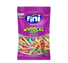 Goma Fini Gelatina Minhoca Cítrica 90g