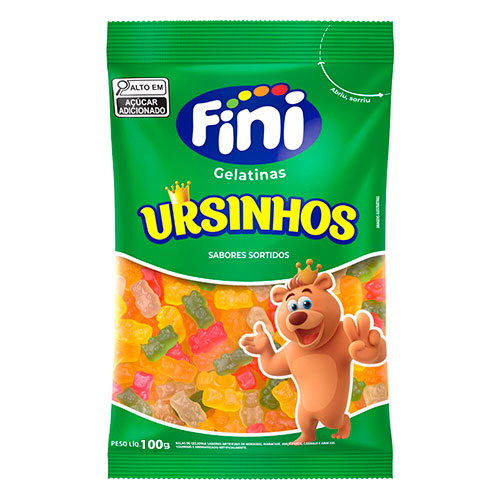 Goma Fini Gelatina Ursinho 80g
