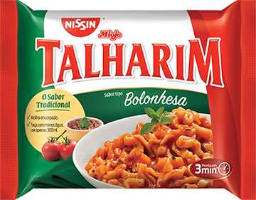 Macarrão Instantâneo Talharim Bolonhesa Nissin Pacote 99g