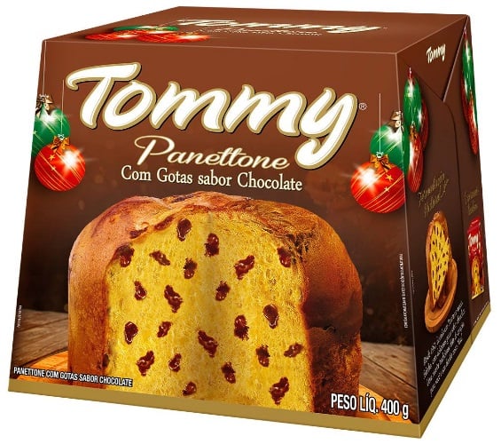 Panettone Tommy Gotas de Chocolate 400g