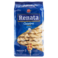 Macarrão de Sêmola com Ovos Caseiro Talharim 3 Renata Pacote 500g