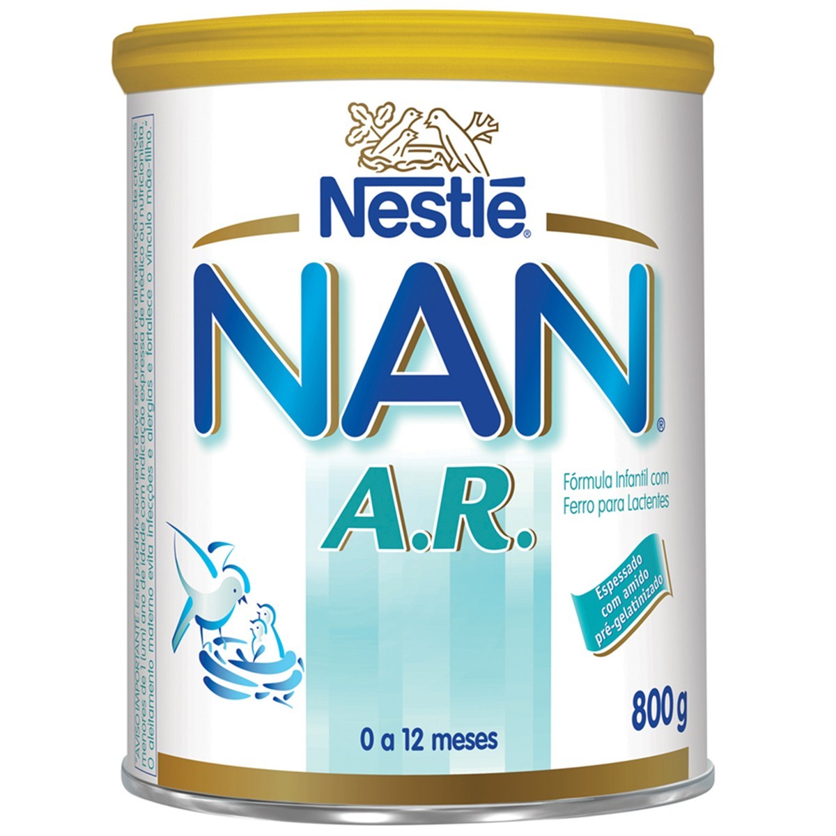 Fórmula Infantil para Lactentes Nestlé Nan Espessar Lata 800g