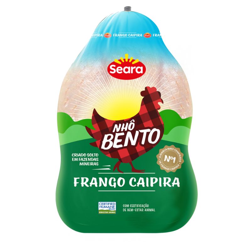 Frango Caipira Congelado Seara Nhô Bento KG